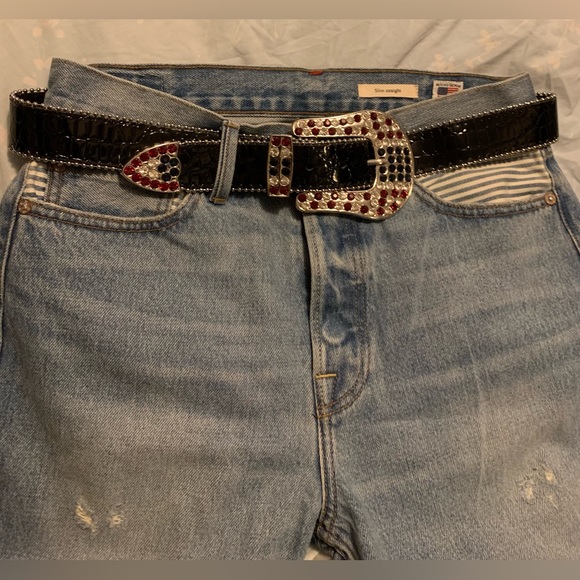 ✨💥⚡️ Eve Slim Straight Jeans In Repair - Picture 13 of 15